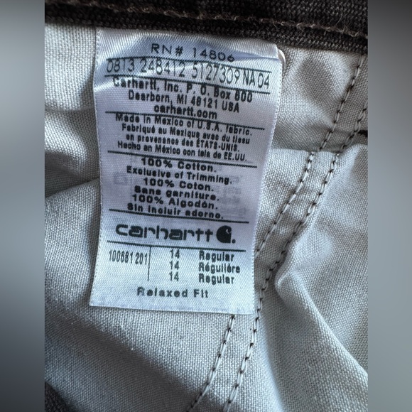 Carhartt women’s brown work pants - Picture 3 of 3